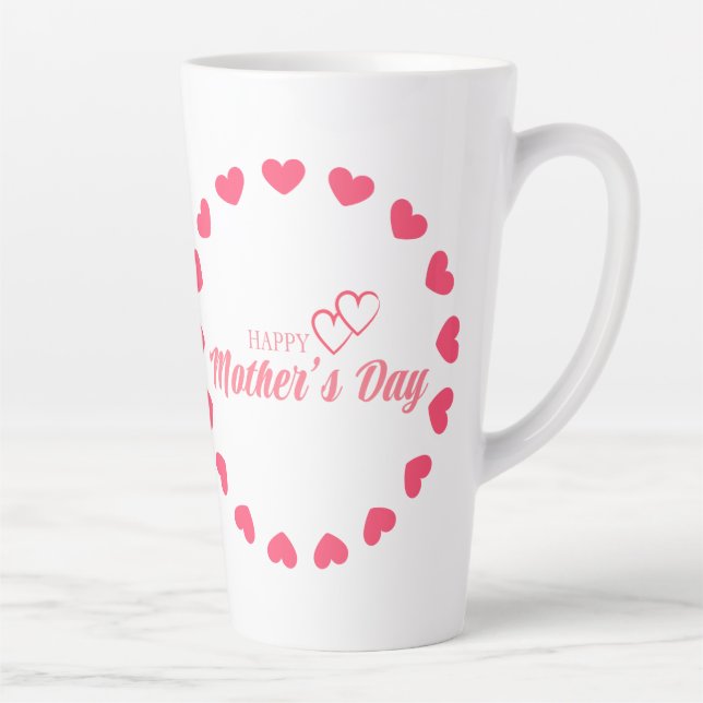 Love you Mom Happy Mother's day  Milchtasse (Rechts)