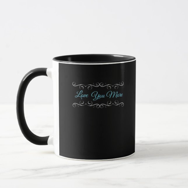 Love You More Polished Style  Tasse (Links)