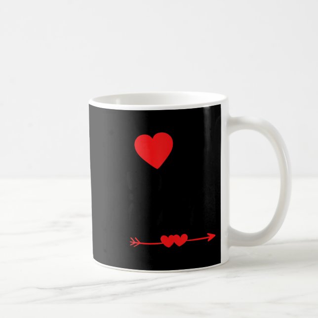 Love You More Shirt,his And Her Valentines Day Shi Kaffeetasse (Rechts)