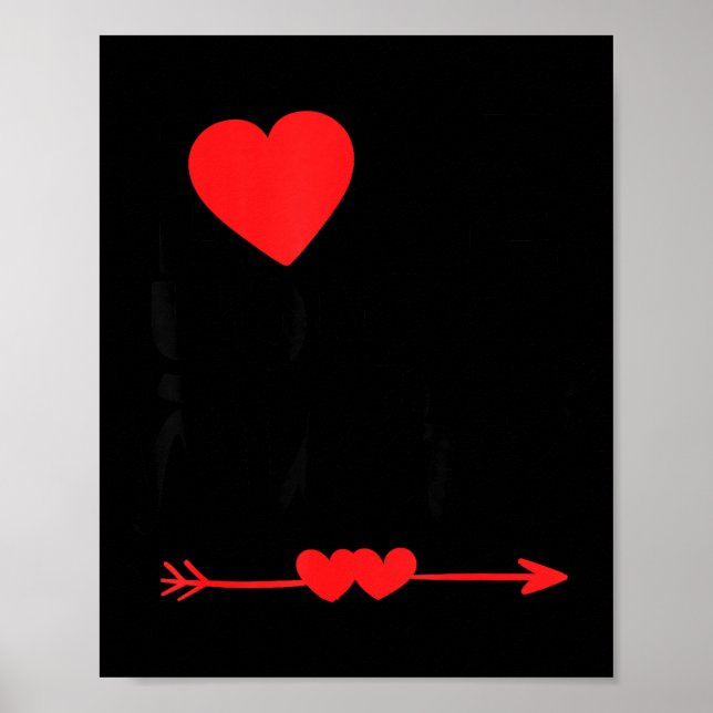 Love You More Shirt,his And Her Valentines Day Shi Poster (Vorne)