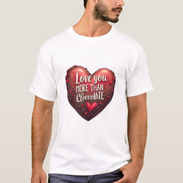 Love You More Than Chocolate T-Shirt