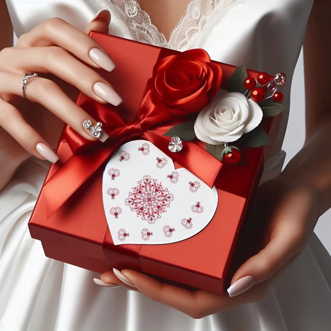 Love You nahtlos doodle valentine Heart Sticker (Von Creator hochgeladen)