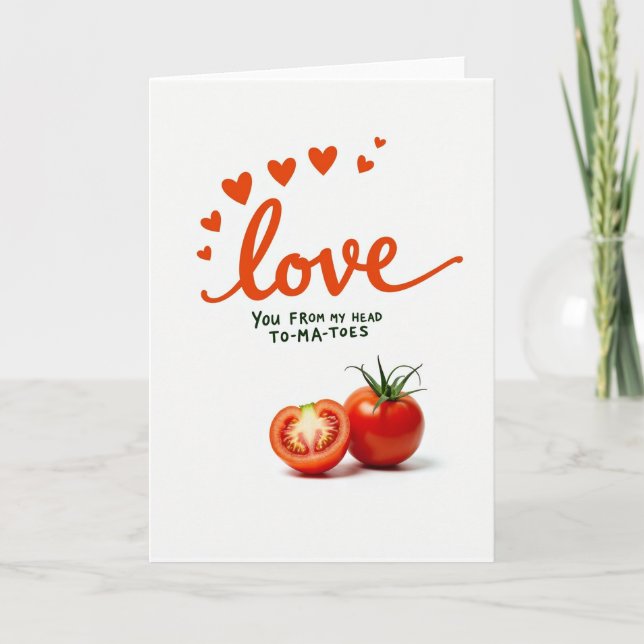 Love You To Ma Toes Card Karte (Vorderseite)