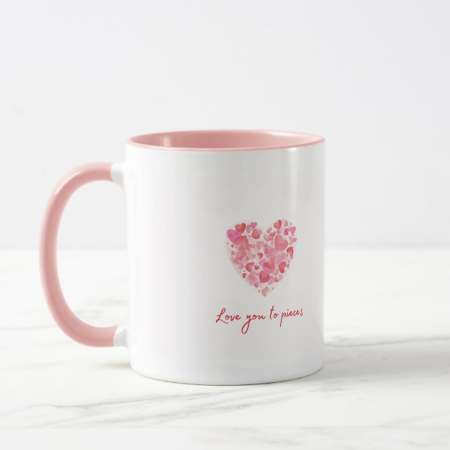 Love you to pieces  tasse (Links)