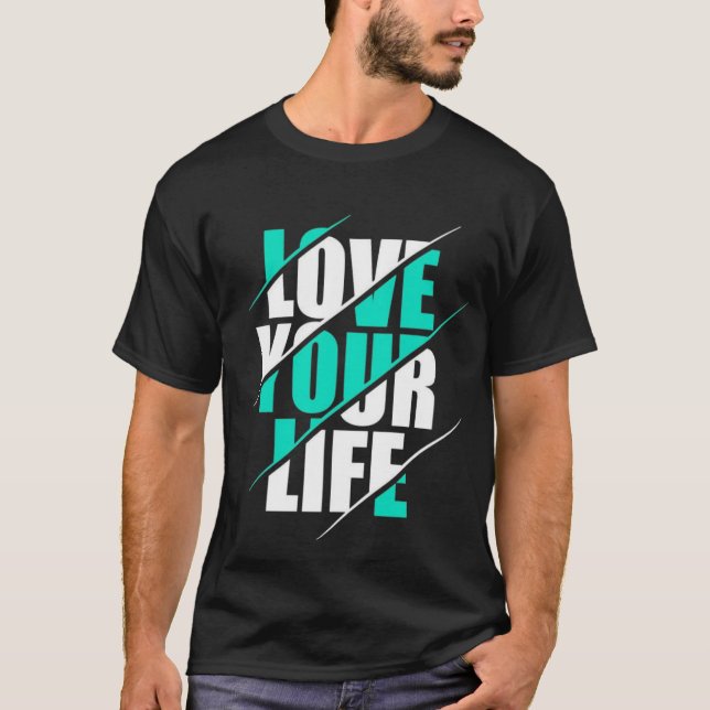 Love Your Life Essential T-Shirt Sell (Vorderseite)