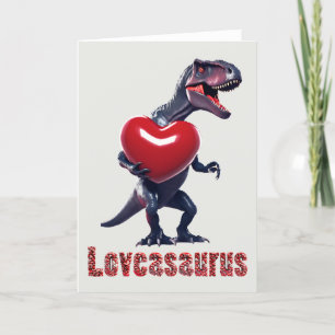 Loveasaurus Valentine-Tageskarte Dankeskarte