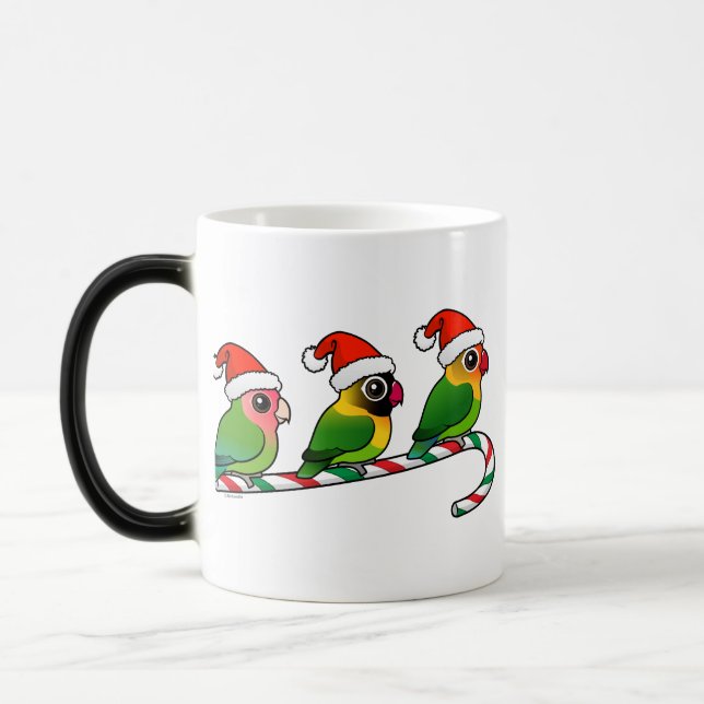 Lovebird Candy Cane Verwandlungstasse (Links)
