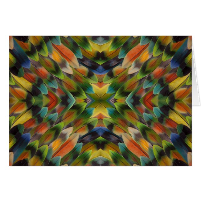 Lovebird Fether Kaleidoskop (Vorderseite (Horizontal))