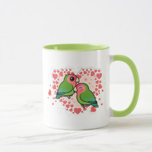 Lovebird-Liebe-Herz Tasse