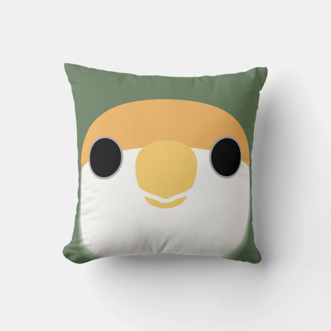 Lovebird (Slate) Kissen (Vorderseite)