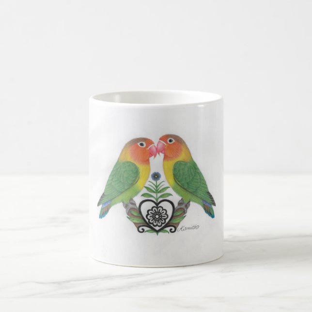 Lovebird-Tasse Tasse (Mittel)