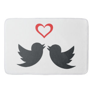 LOVEBIRDS BADEMATTE