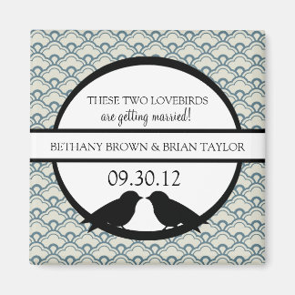 Lovebirds Collection Speichern des Datumsfelds Magnet