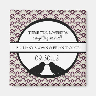 Lovebirds Collection Speichern des Datumsfelds Magnet