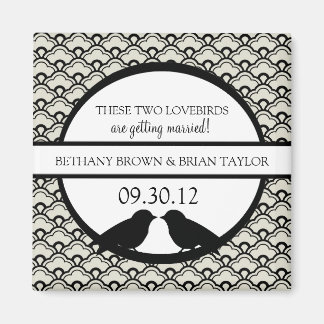 Lovebirds Collection Speichern des Datumsfelds Magnet