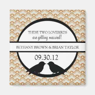 Lovebirds Collection Speichern des Datumsfelds Magnet