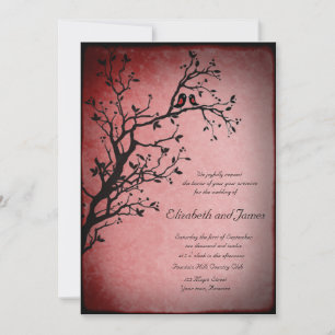 Lovebirds Hochzeit Einladung