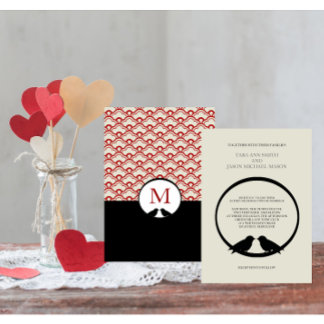 Lovebirds Hochzeitseinladungen Einladung