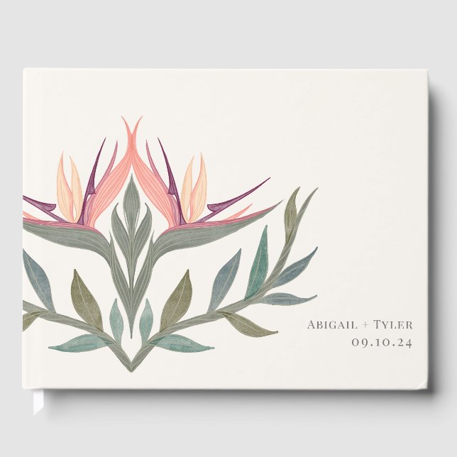 Lovebirds im Paradies Gästebuch (Vorderseite)