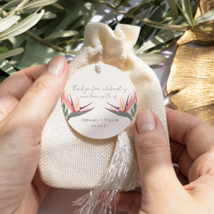 Lovebirds im Paradies Geschenkanhänger