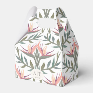 Lovebirds in Paradise Gefälligkeitsbox Geschenkschachtel