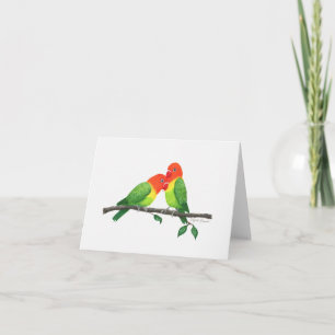 Lovebirds Inspirationskarte Karte