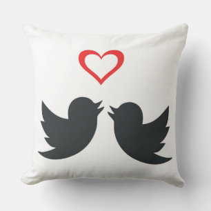 LOVEBIRDS KISSEN