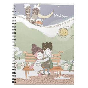 Lovebirds-Notebook Notizblock