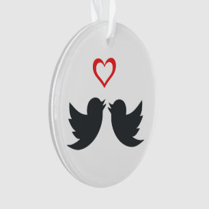 LOVEBIRDS ORNAMENT