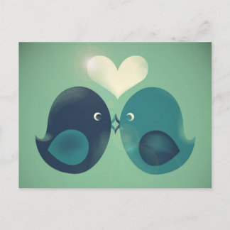 Lovebirds Postkarte
