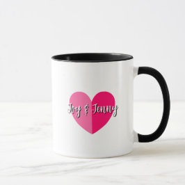 Lovebirds Silhouette - Individuelles Design Tasse
