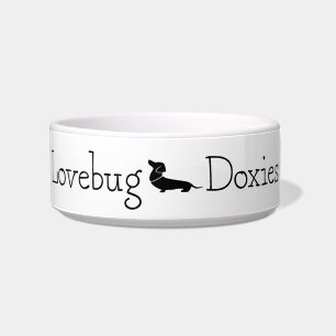 Lovebug-Dackeln-Logo Napf