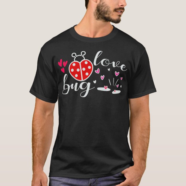 LoveBug Funny Clothing Red Bug für Ihm Ihr Geschen T-Shirt (Vorderseite)