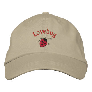 LoveBug mit Ladybug Bestickte Kappe