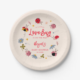 Lovebug Summer Baby Dusche Pappteller