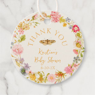 Lovebug Vintage Wildblume Kinderdusche Geschenkanhänger
