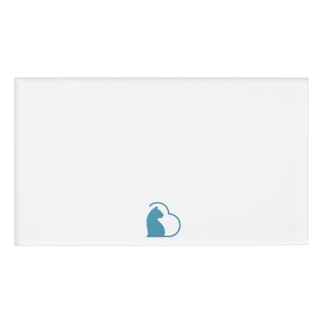 Lovecat nametag namenschild (Vorderseite)