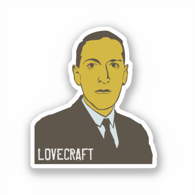Lovecraft Aufkleber (Vorderseite)