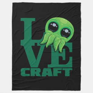 Lovecraft Baby Cthulhu Design - Niedliche Liebe Fleecedecke