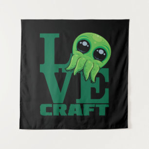 Lovecraft Baby Cthulhu Design - Niedliche Liebe Wandteppich