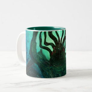 Lovecraft Cthulhu Mythos Wickelrock-Kunst Zweifarbige Tasse