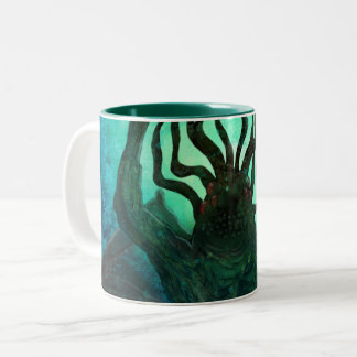 Lovecraft Cthulhu Mythos Wickelrock-Kunst Zweifarbige Tasse