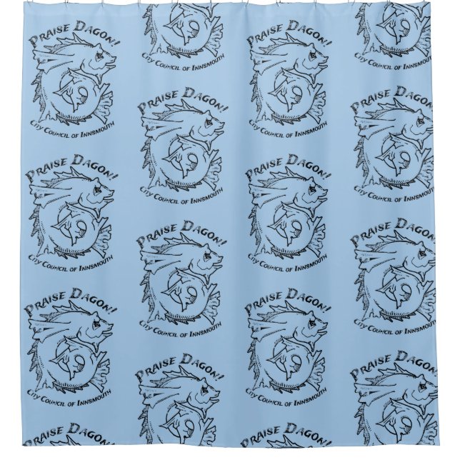 Lovecraft Horror Lovecraft Duschvorhang (Vorderseite)