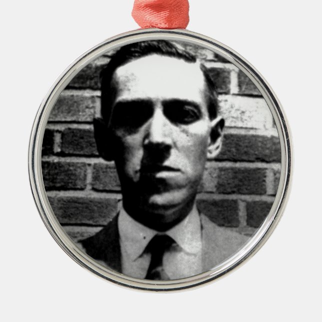 Lovecraft Silbernes Ornament (Vorne)