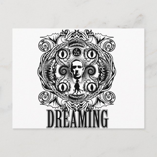 Lovecraftian Dreams Postkarte (Vorderseite)