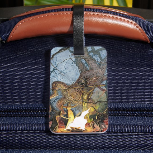Lovecraftian Luggage Tags Gepäckanhänger (Rückseite Insitu 4)