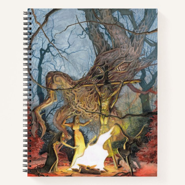 Lovecraftian Spiral Notebook Notizbuch (Vorderseite)