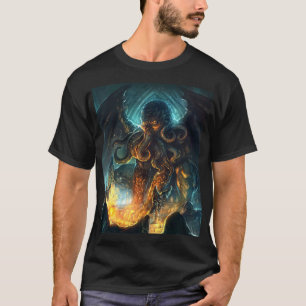 Lovecraft's Cthulhu Design Klassiker T - Shirt