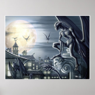 Lovecraft'sche Nachtigall Poster