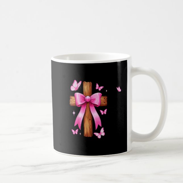 Loved By God Chosen By Jesus Baptized 2025 Coquett Kaffeetasse (Rechts)